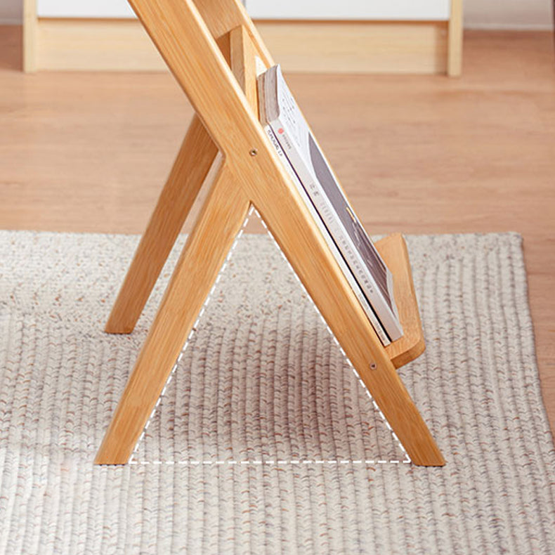 19.7" W Cross Legs End Table Rectangular Glass Side Table for Living Room