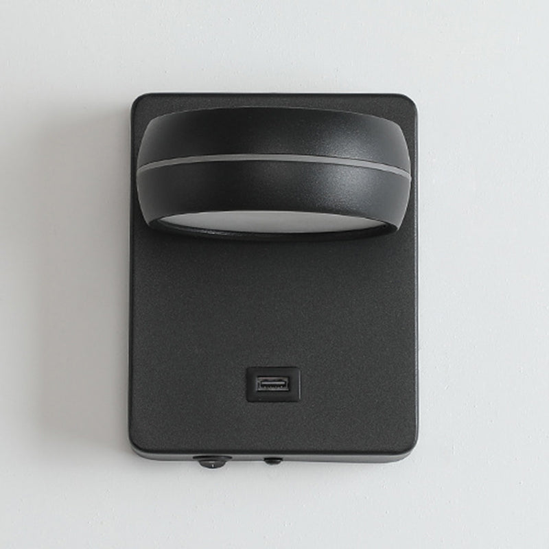 Metal Geometric Wall Sconce Contemporary 1 Light Wall Light Fixture for Bedroom