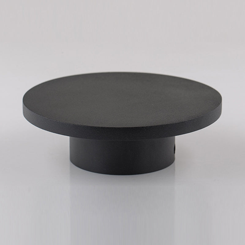 Simplicity Geometric Wall Sconce Metal 1 Light Wall Lighting Idea in Black