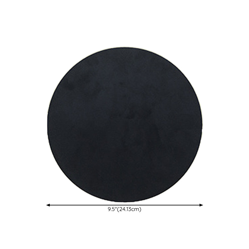 Simplicity Geometric Wall Sconce Metal 1 Light Wall Lighting Idea in Black