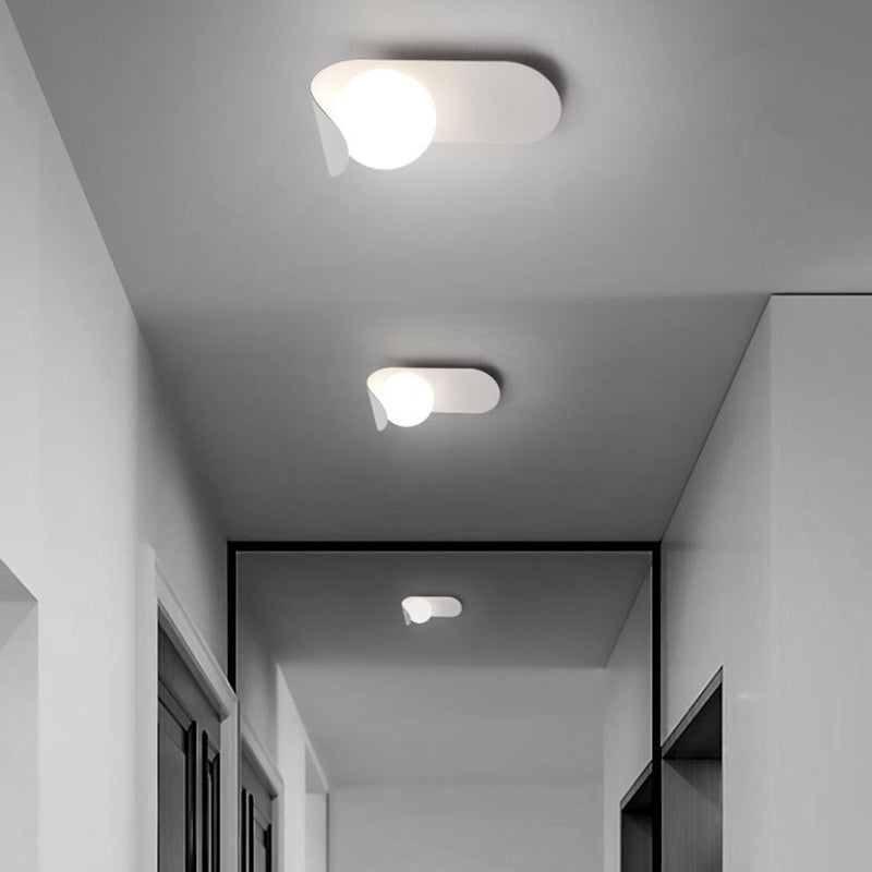 Black/Golden Wall Lighting Contemporary Metal Wall Light Sconces for Foyer