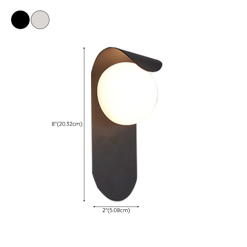 Black/Golden Wall Lighting Contemporary Metal Wall Light Sconces for Foyer