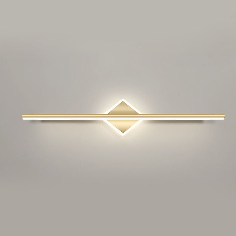 Nordic Style Iron Vanity Light Strip Shape Vanity Lamp for Shower Room