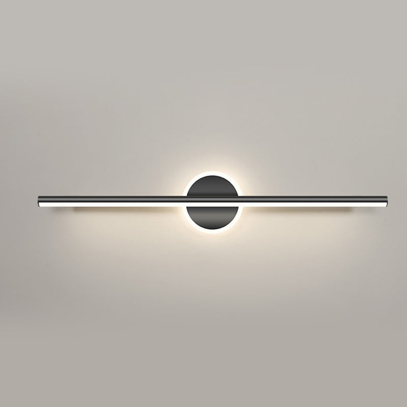 Nordic Style Iron Vanity Light Strip Shape Vanity Lamp for Shower Room