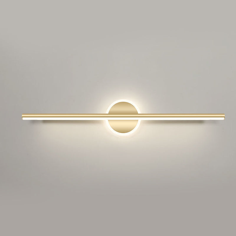 Nordic Style Iron Vanity Light Strip Shape Vanity Lamp for Shower Room