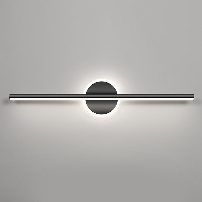 Nordic Style Iron Vanity Light Strip Shape Vanity Lamp for Shower Room