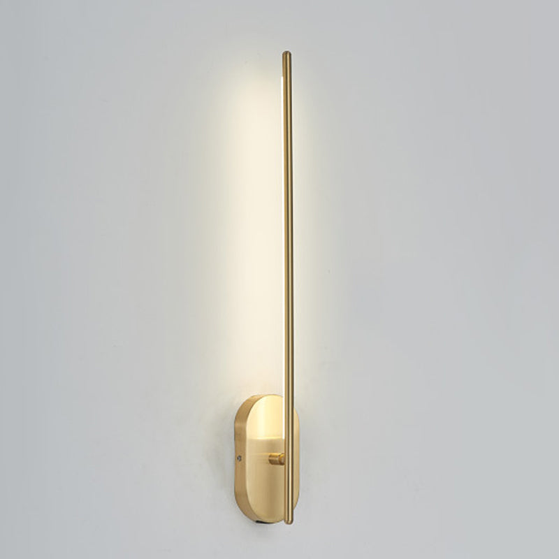 Nordic Style Copper Vanity Light Strip Shape Vanity Lamp for Shower Room