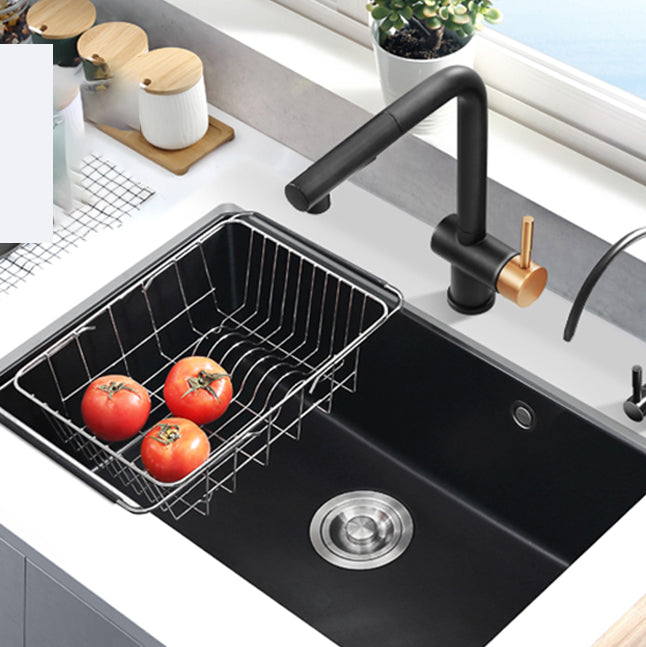 Stainless Steel Undermount Kitchen Sink Overflow Hole Design Kitchen Sink with Faucet