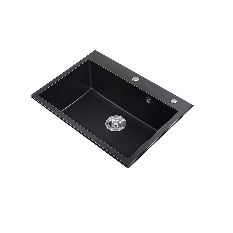 Stainless Steel Undermount Kitchen Sink Overflow Hole Design Kitchen Sink with Faucet