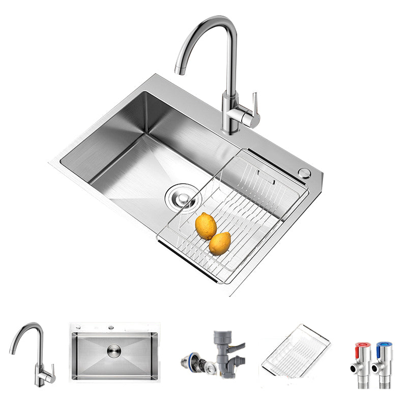 Kitchen Sink Overflow Hole Design Kitchen Sink with Drain Assembly