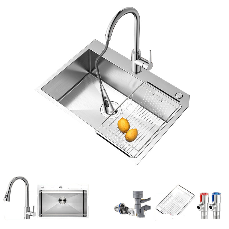 Kitchen Sink Overflow Hole Design Kitchen Sink with Drain Assembly