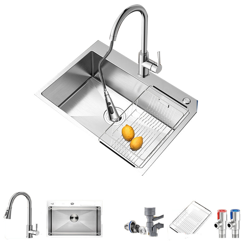 Kitchen Sink Overflow Hole Design Kitchen Sink with Drain Assembly