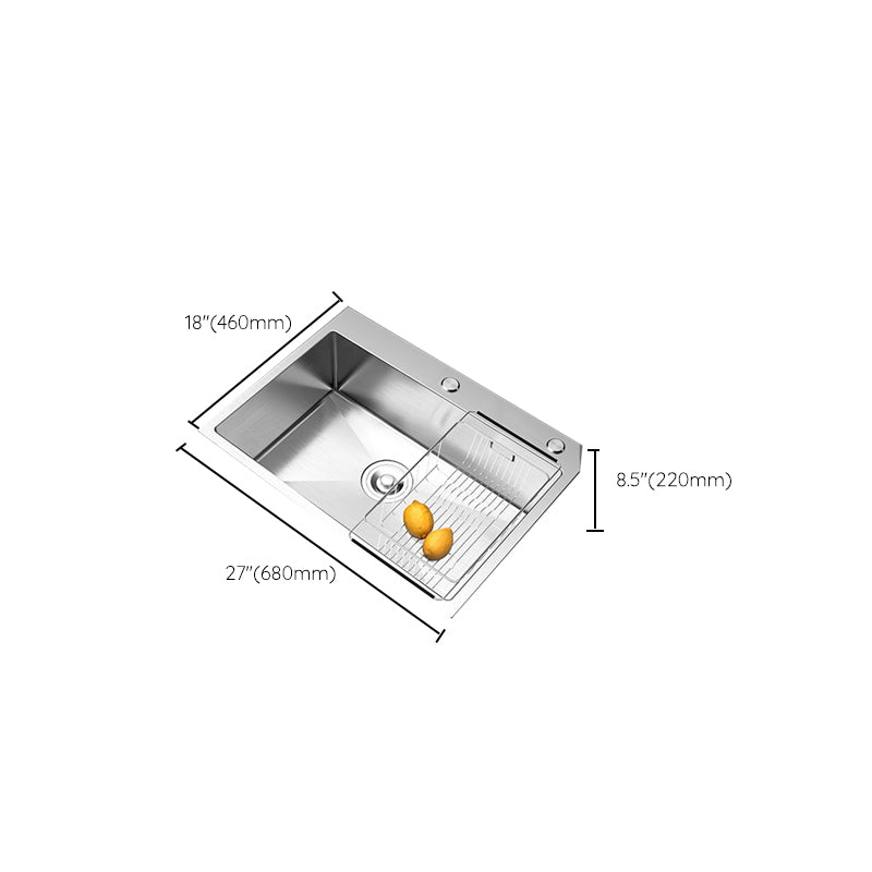 Kitchen Sink Overflow Hole Design Kitchen Sink with Drain Assembly