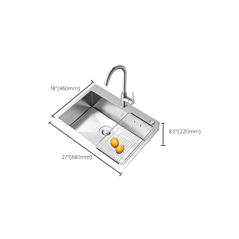 Kitchen Sink Overflow Hole Design Kitchen Sink with Drain Assembly