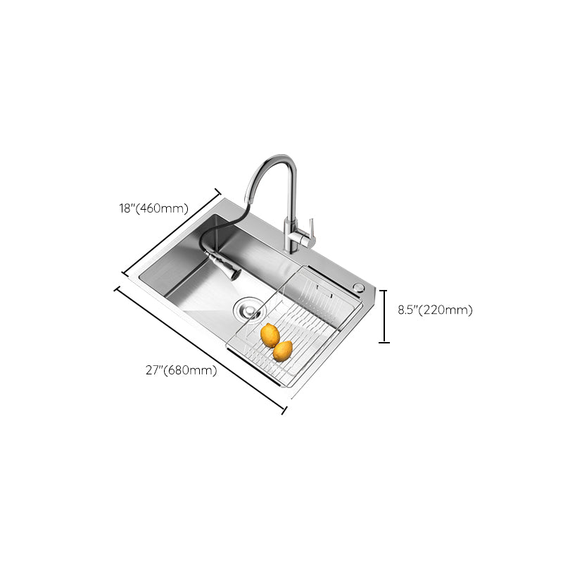 Kitchen Sink Overflow Hole Design Kitchen Sink with Drain Assembly