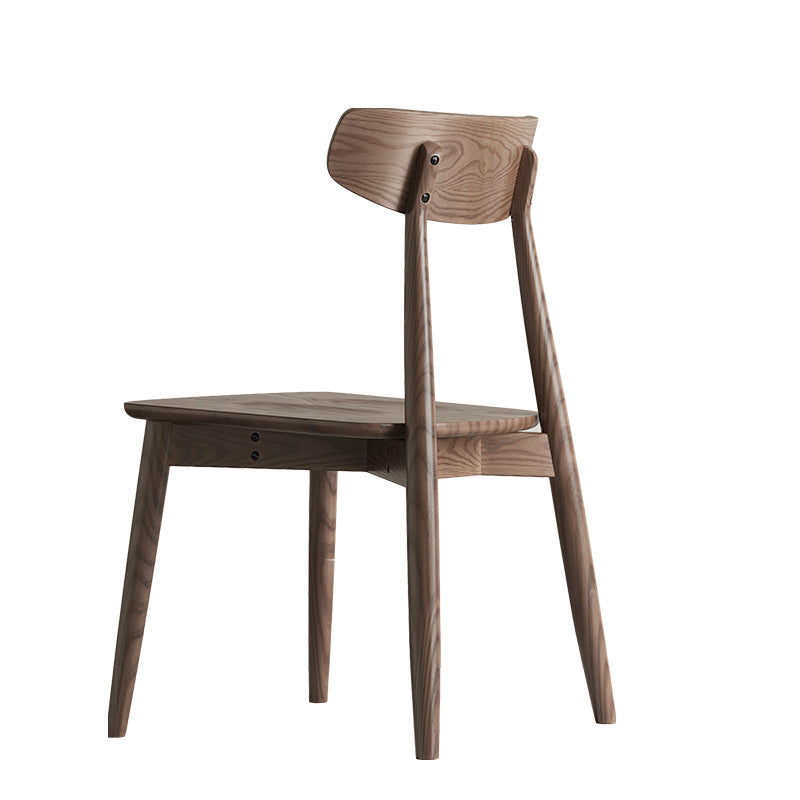 Modern Style Side Chair Wood Open Back Dining Room Chair for Kitchen