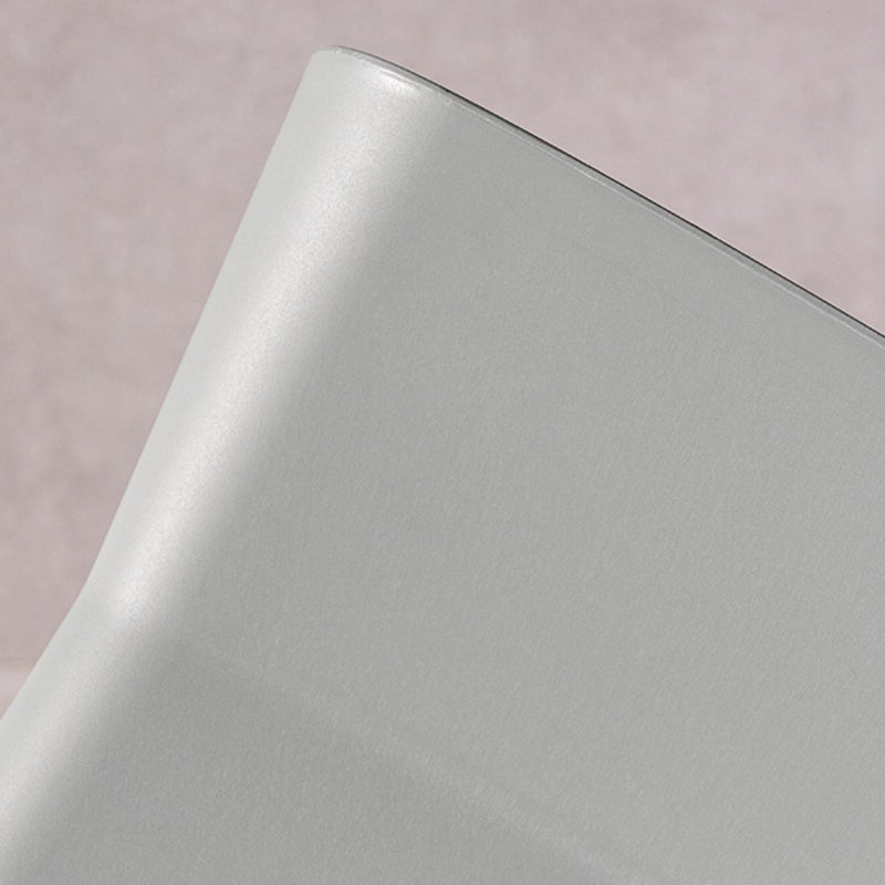 Modern Style Plastic Counter Stool Armless Barstool with Footrest