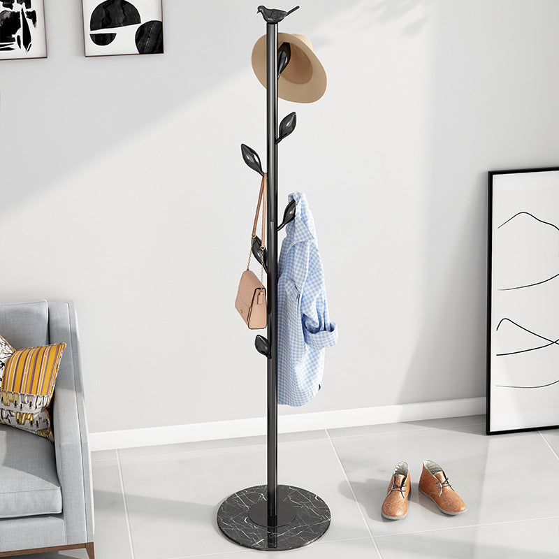 Modern Coat Rack Coat Hooks Metal Coat Hanger with Marble Bottom