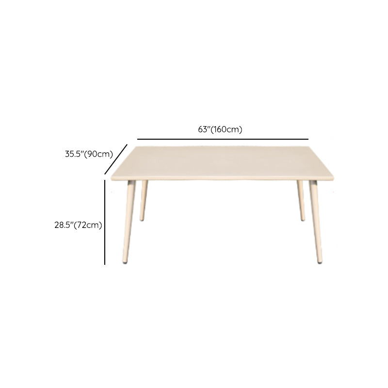 Modern Style Dining Set Metal 5/7/9 Pieces Water Resistant Dining Set