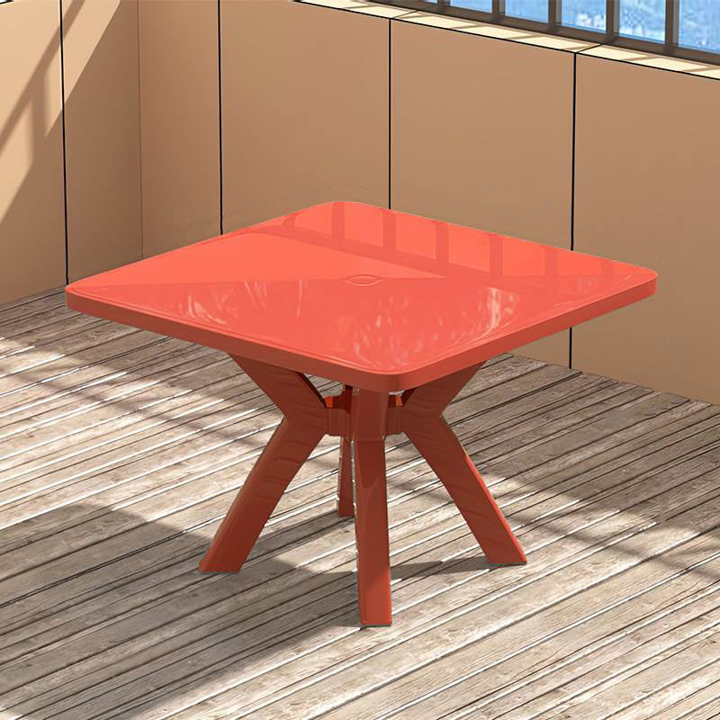 Modern Acrylic Square Dining Table 1/5 PCS Dining Set for Outdoors