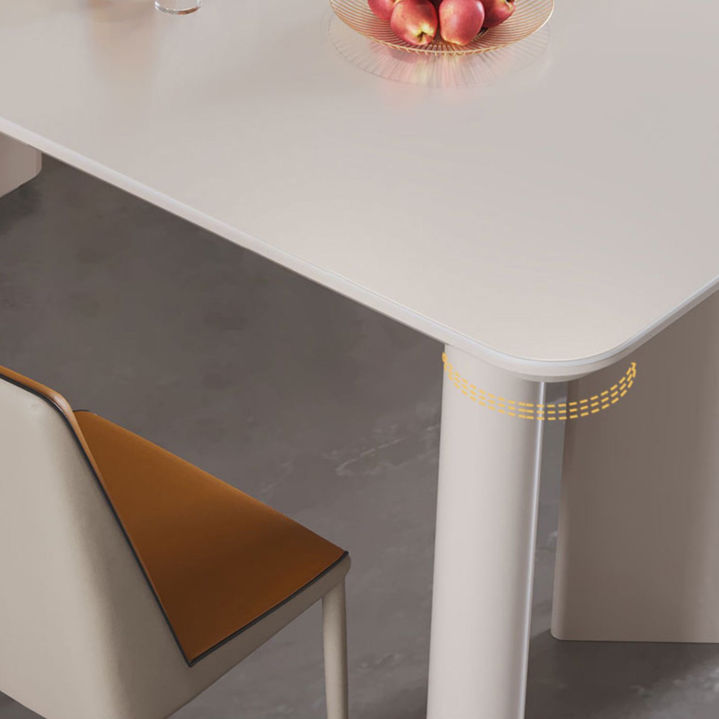 Double Pedestal Table Extendable Dining Table for Kitchen Dining Room