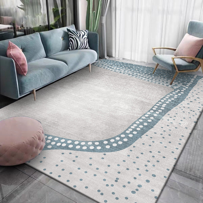 Adults Contemporary Area Carpet Stain Resistant Rectangle Rug Color Block Indoor Rug