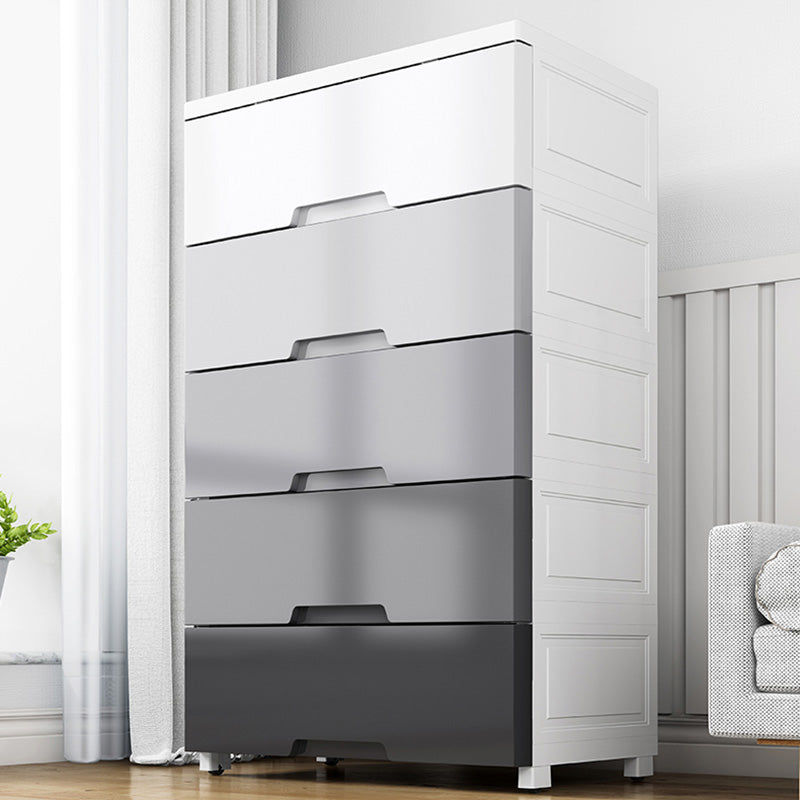 Rectangular Plastic Storage Cabinet Teen Style Simple Bedroom Wardrobe