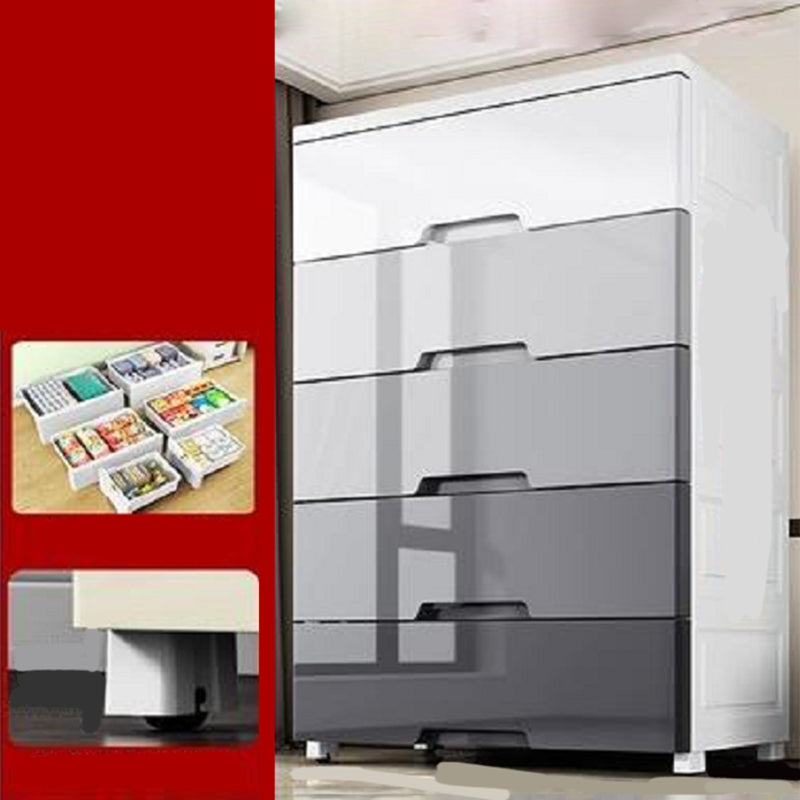 Rectangular Plastic Storage Cabinet Teen Style Simple Bedroom Wardrobe