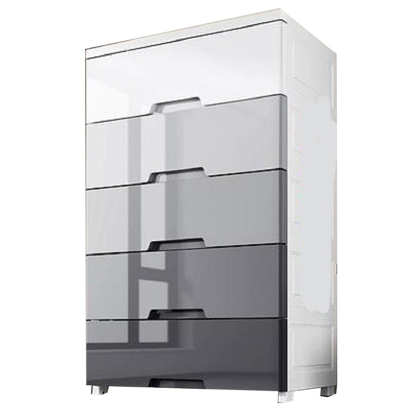 Rectangular Plastic Storage Cabinet Teen Style Simple Bedroom Wardrobe