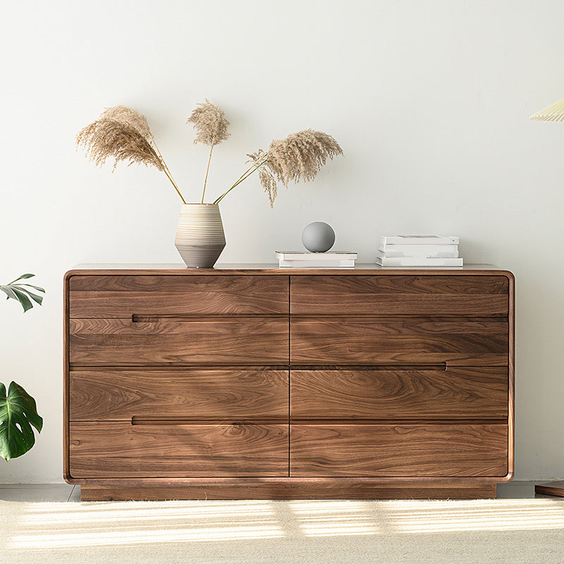 Modern Storage Chest Solid Wood Storage Chest Dresser with 8 Drawers