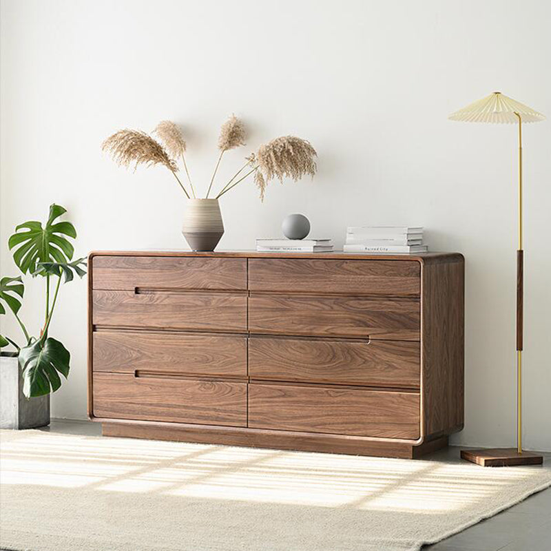 Modern Storage Chest Solid Wood Storage Chest Dresser with 8 Drawers