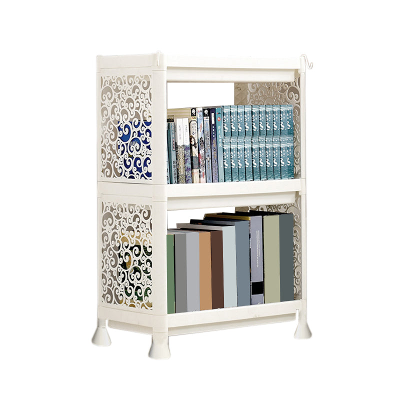 Contemporary Plastic Book Shelf Freestanding Standard Kids Bookshelf