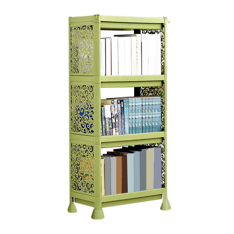 Contemporary Plastic Book Shelf Freestanding Standard Kids Bookshelf