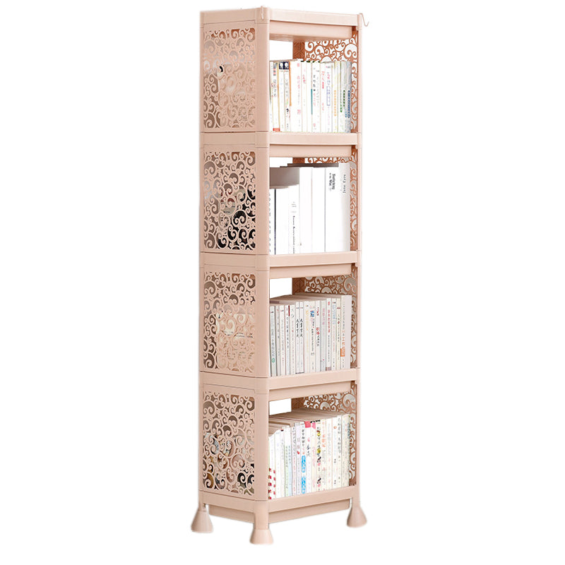 Contemporary Plastic Book Shelf Freestanding Standard Kids Bookshelf