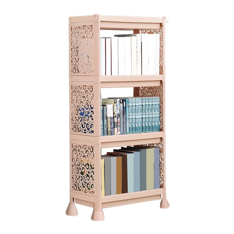 Contemporary Plastic Book Shelf Freestanding Standard Kids Bookshelf