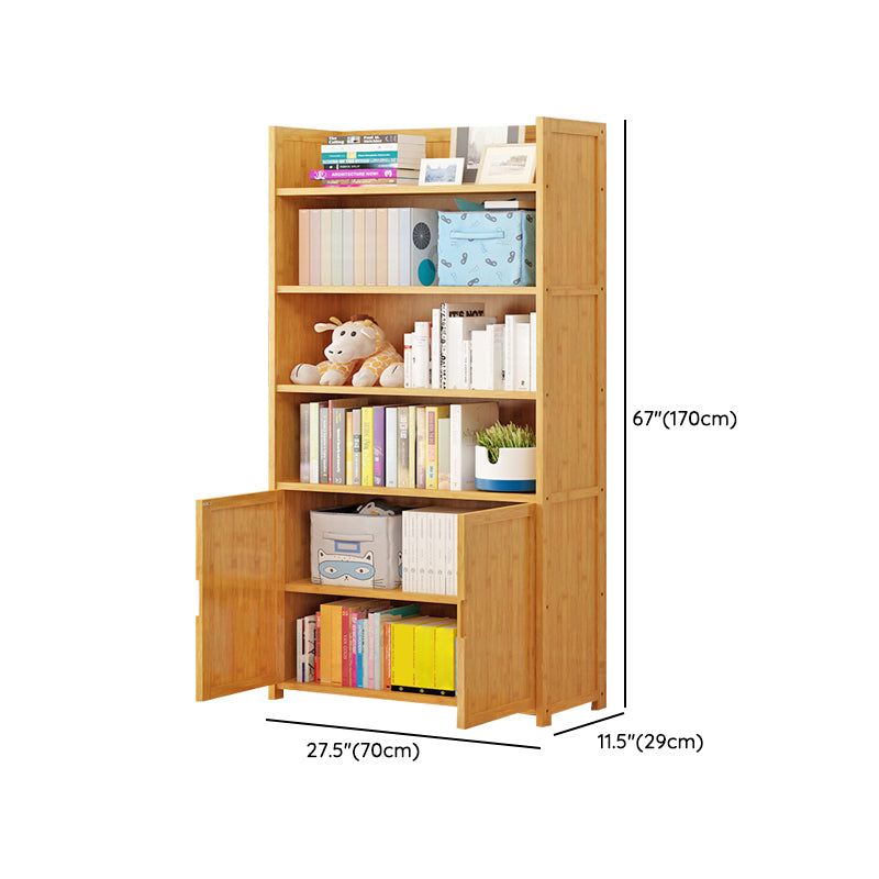 Scandinavian Wood Book Shelf Freestanding Standard Kids Bookshelf