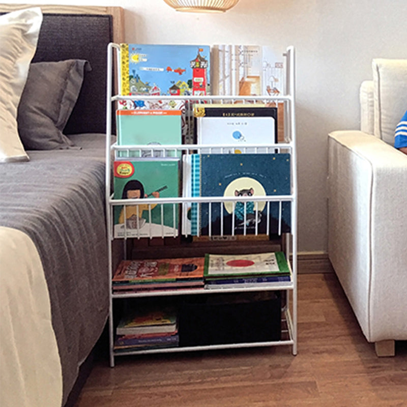 Modern White Standard Bookcase Freestanding Kids Standard Bookcase