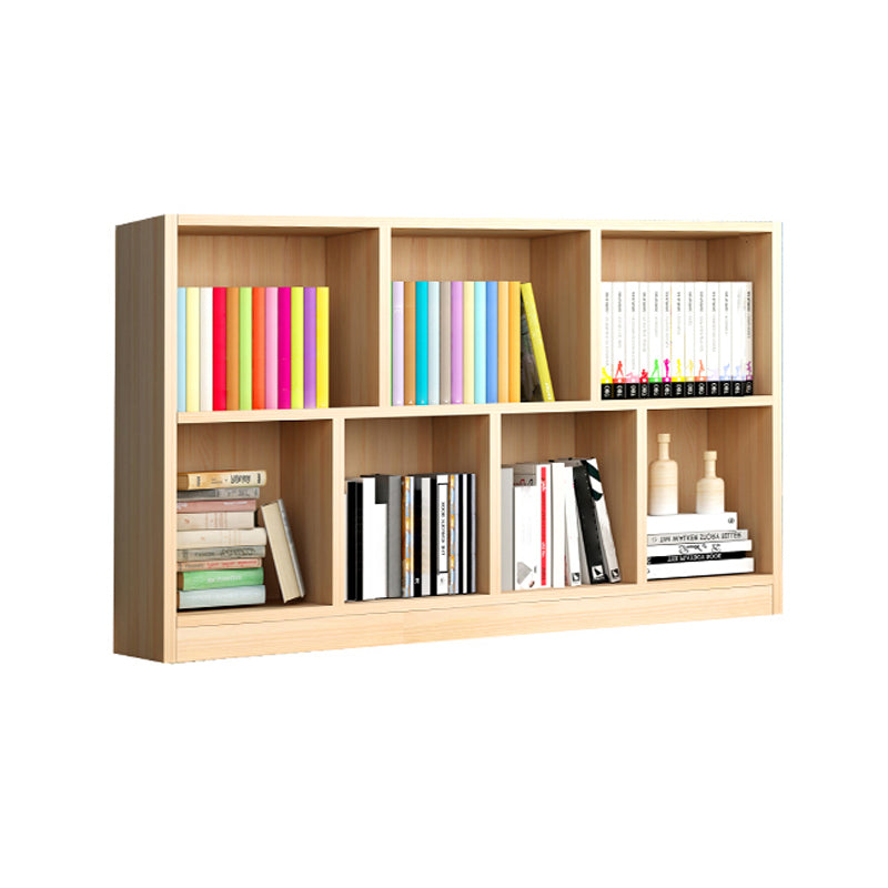 Contemporary Solid Wood Cubby Storage Bookcase Freestanding Bookcase