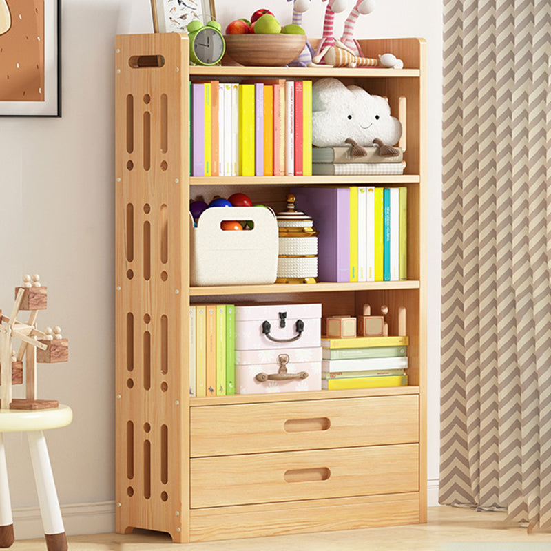 Contemporary Solid Wood Standard Bookcase Freestanding Kids Standard Bookcase