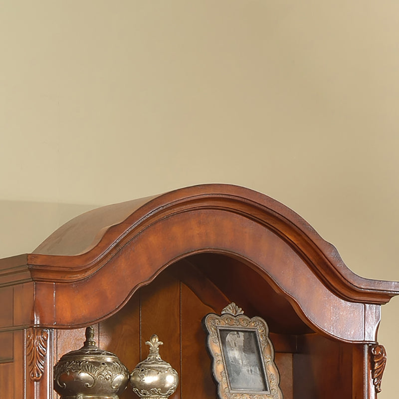 Contemporary Closed Back Bookshelf Vertical Solid Wood Bookcase for Office