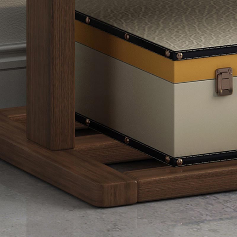 Contemporary Storage Wardrobe Bedroom Wooden Armoire with Shelves