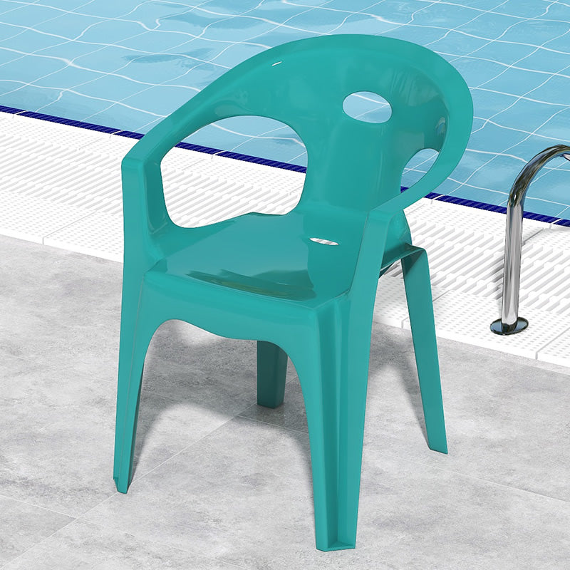 Modern Square Patio Dining Table 1/5 PCS Dining Set with Acrylic  Chairs for Outdoors
