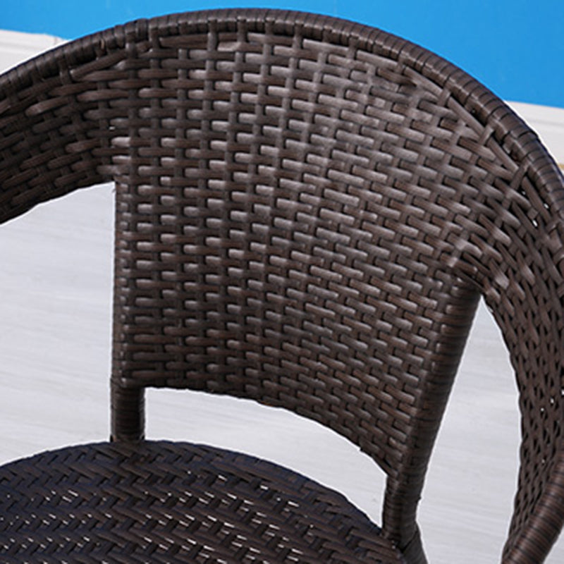 Matte Finish Outdoor Patio Set 1/3 Pcs Modern Dining Table Set