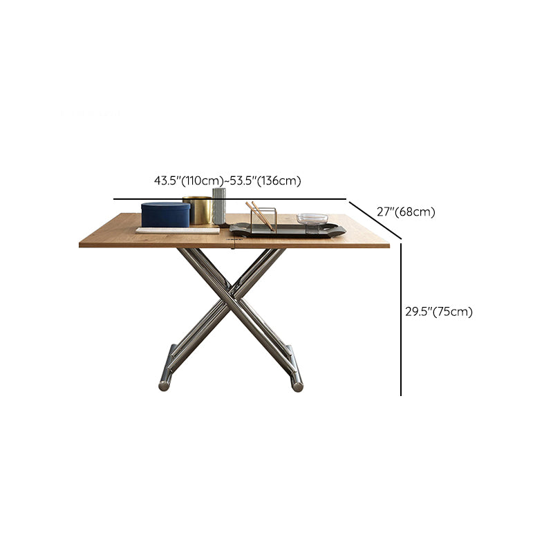 Simplicity Style Dining Site Table Rectangle Wood Folding Furniture