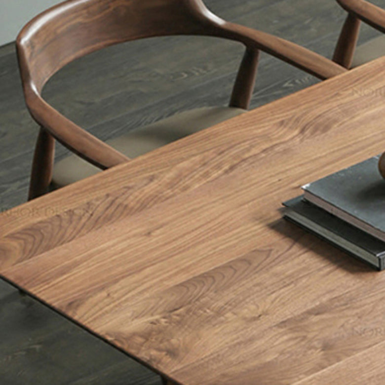 Wood Double Pedestal Dining Table Set 1/4/5 Pieces Dining Set for Kitchen