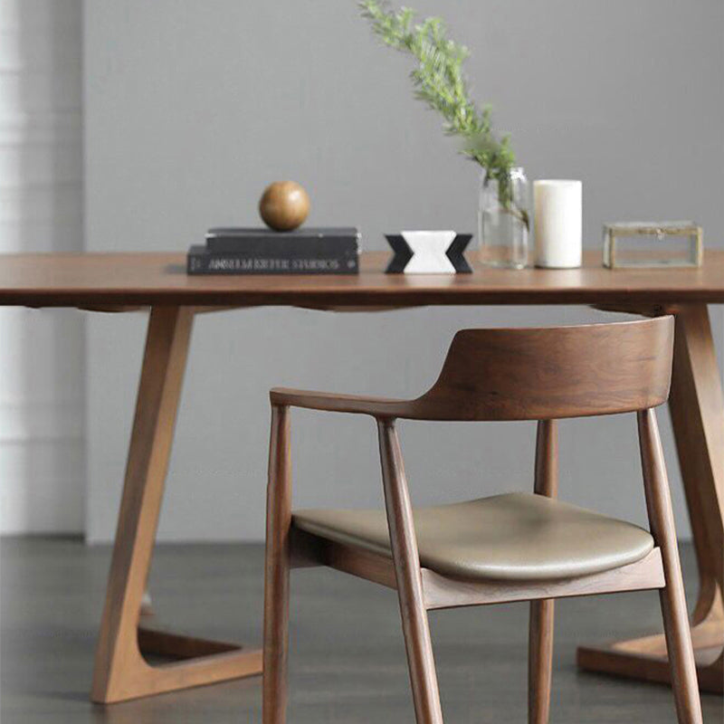 Modern Wood Dining Table Set 1/4/5 Pieces Dining Set for Kitchen