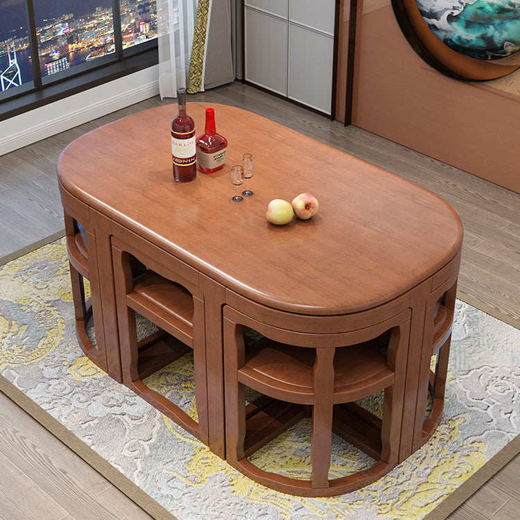 7 Piece Dining Room Chair and Table Set Contemporary Dining Table Sets