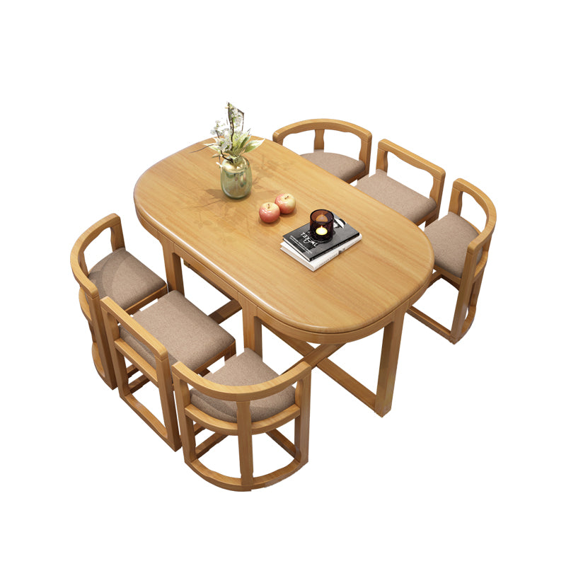 7 Piece Dining Room Chair and Table Set Contemporary Dining Table Sets