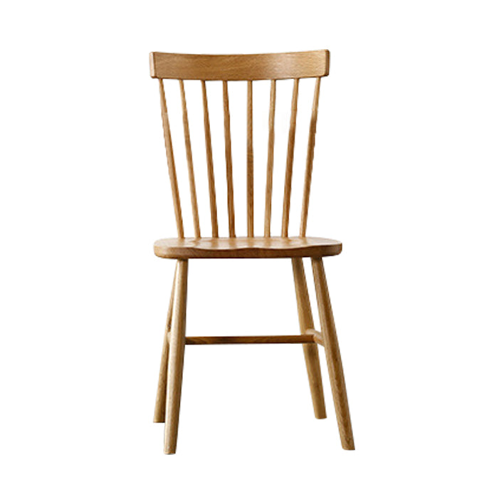 Contemporary Style Side Chair Wood Slat Back Dining Room Chair for Dining Room