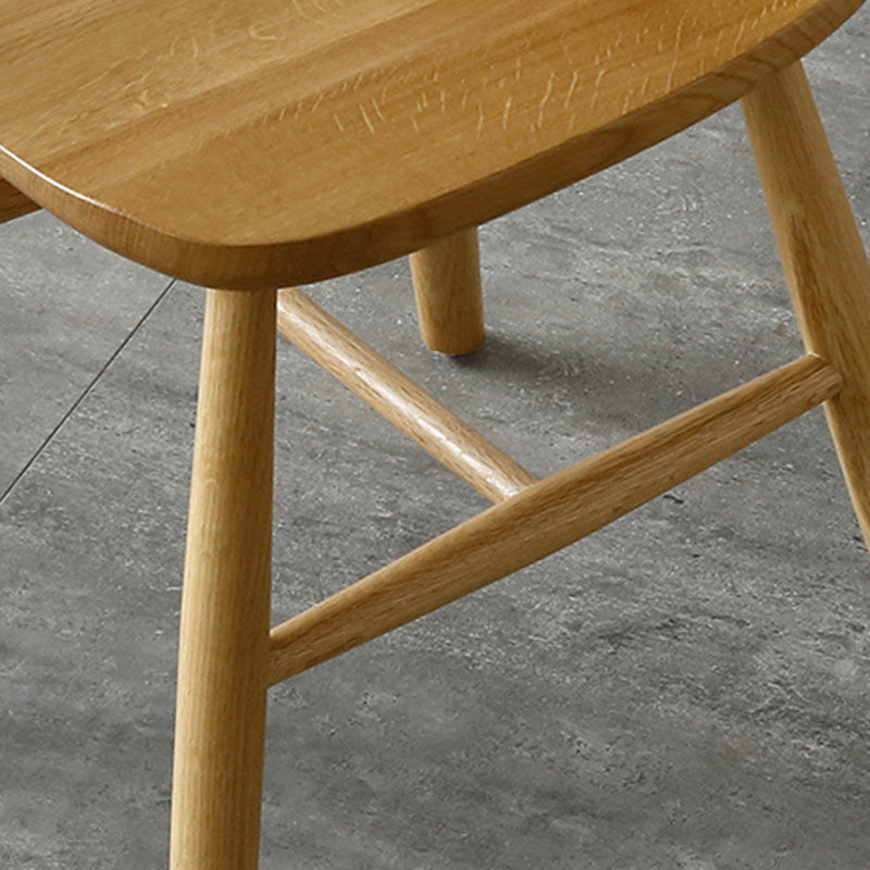 Contemporary Style Side Chair Wood Slat Back Dining Room Chair for Dining Room